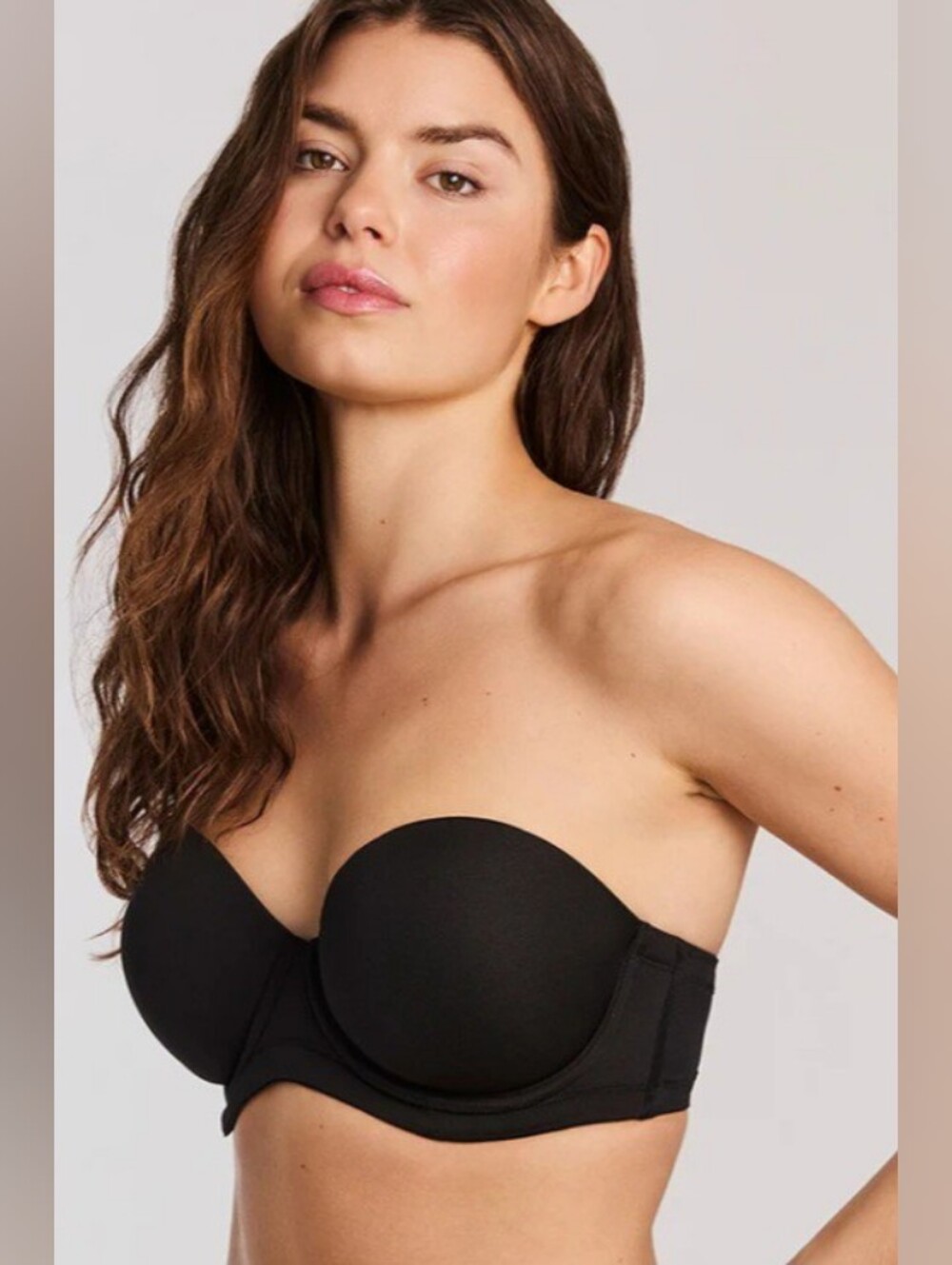 WACOAL RED CARPET Strapless Underwire Bra In Black 38DD